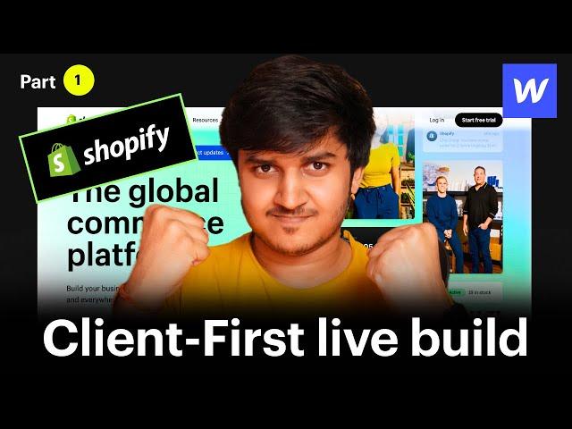 Shopify Website Live Build with Client-First | Road to the Client-First Certification