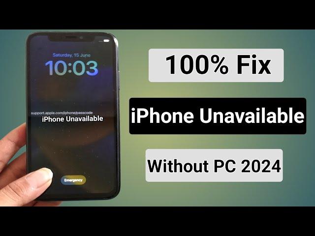 iphone unavailable lock screen fixed || Without Computer