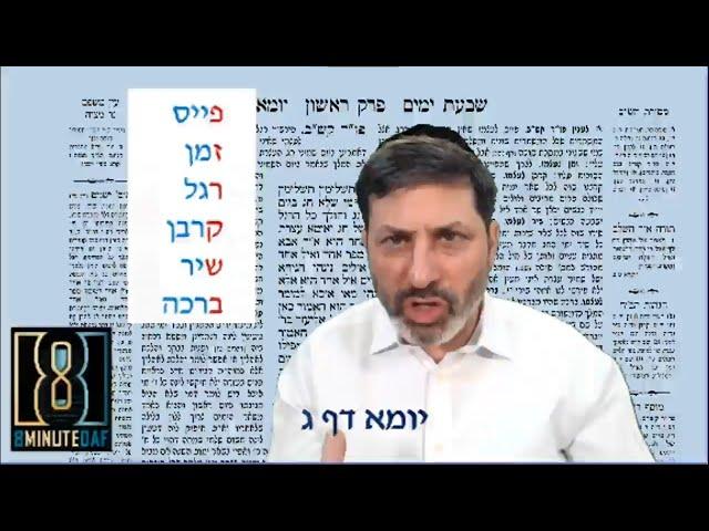 8 Min Daf - Yoma Daf 03 by R' Eli Stefansky