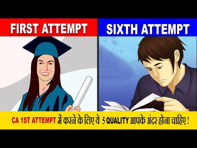 How to Crack CA Exam In 1st Attempt || 5 Qualities Required To Crack Ca Exam || qualities Of CA