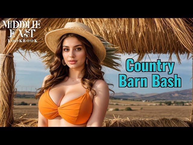[4K] Middle East AI Lookbook-Arabian- Country Barn Bash