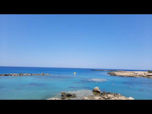 Кипр июнь 2021: лучшие пляжи Протараса - пляжи отелей Adelais и Cavo Maris
