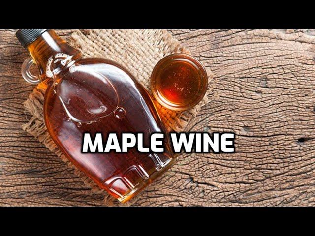 Pure Mape Syrup Wine