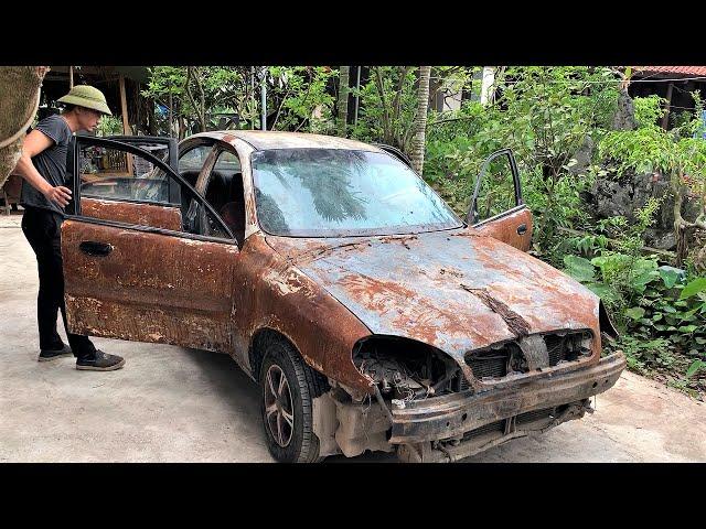 Fully Restored A Daewoo Lanos Abandoned For 20 Years // Top Classic Car Restoration Skills