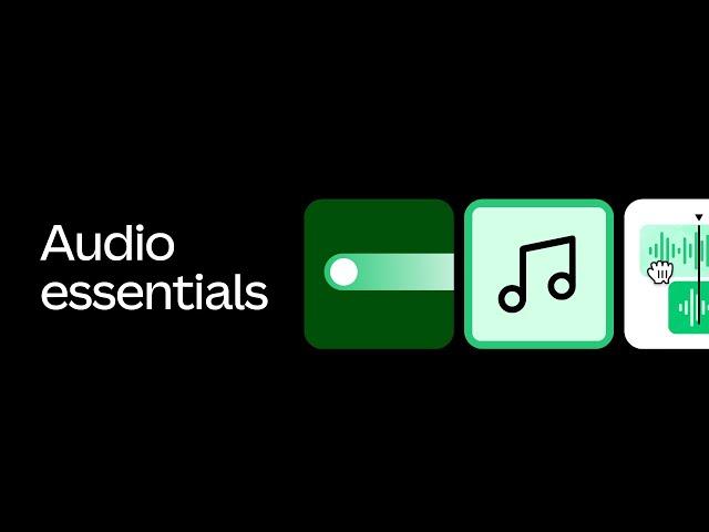 Audio essentials | Canva