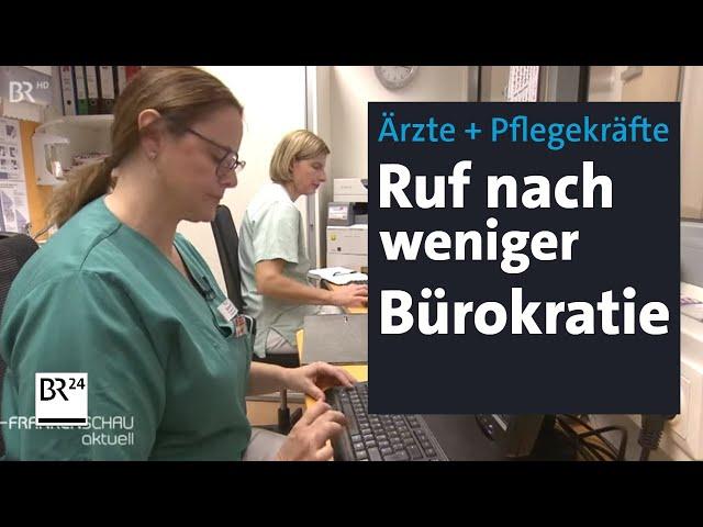 Ärztliche Anordnung nur wegen Schürfwunde: Ärzte und Pflegekräfte fordern weniger Bürokratie | BR24