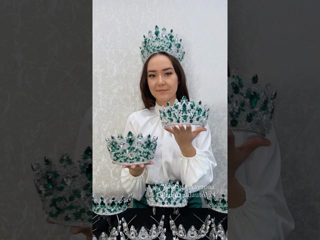 56 корон на конкурс красоты. Полностью ручная работа @dinaradautova4  #коронаручнойработы