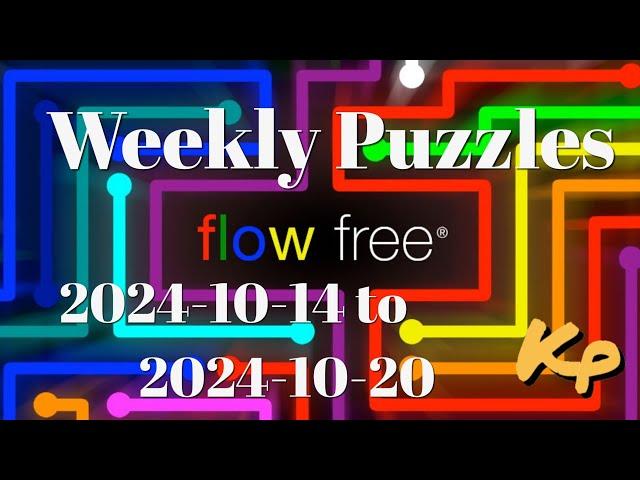 Flow Free - Weekly Puzzles - Extreme Tower - 2024-10-14 to 20 - October 14th to 20th 2024