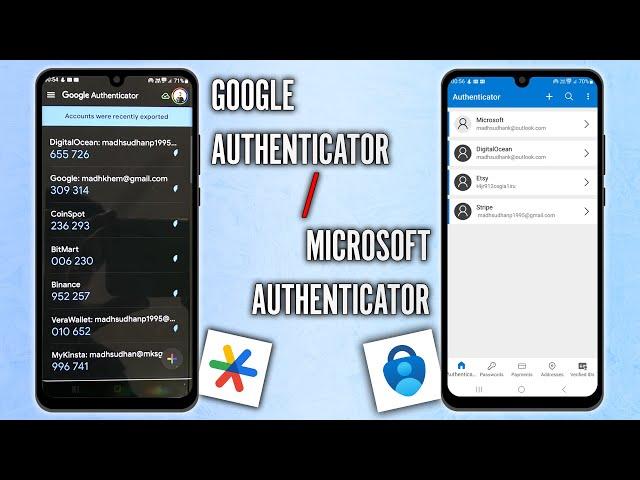 Google Authenticator vs Microsoft Authenticator