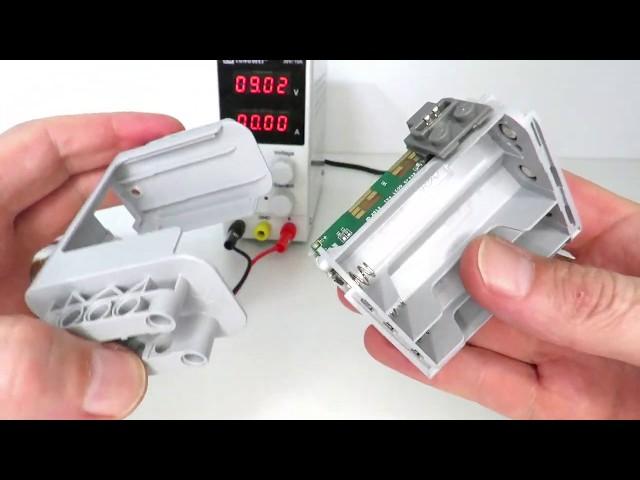 How to modify your Lego Technic Battery Box. Save on Batteries! More Power!