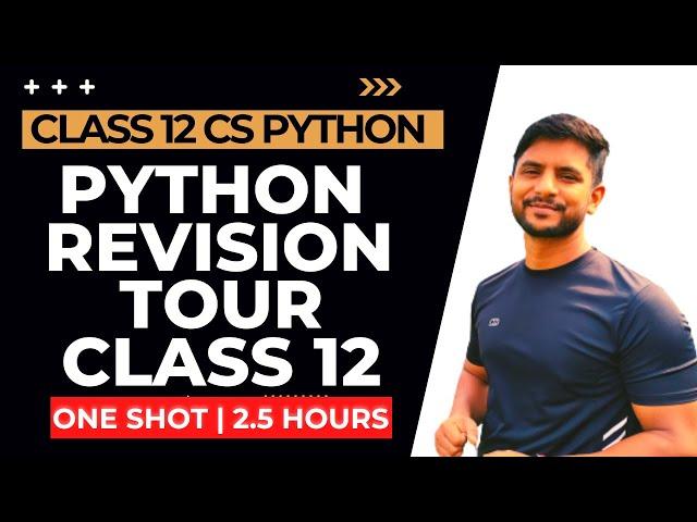 Python Revision Tour | Python Class 12 | One Shot Video | In Hindi