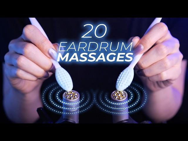 ASMR 20 Eardrum Massages for People Who Can’t Tingle (No Talking)