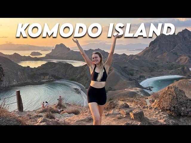 Sailing KOMODO ISLAND Indonesia  Pink Beach, Padar Island, seeing Komodo Dragons & Manta Rays!