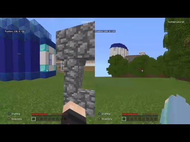 Minecraft Creative City tour -PrincessIgorium -Halo and Lemar