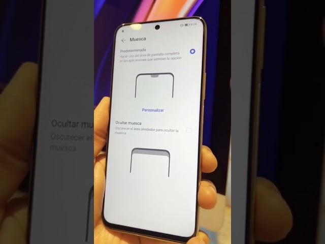 Así puedes ocultar el #notch de tu #smartphone #honor . #hack #tutorial #technology #shorts