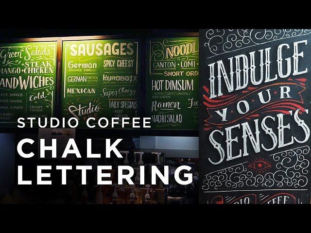 Studio Coffee Chalk Lettering x Neil Torres