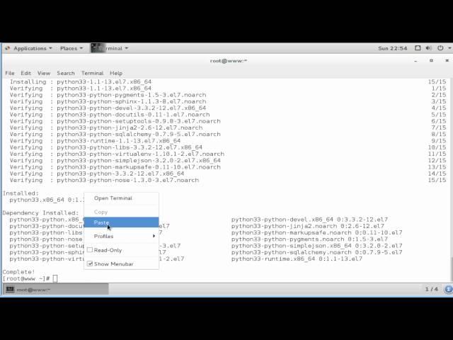 Install Python in centos 7