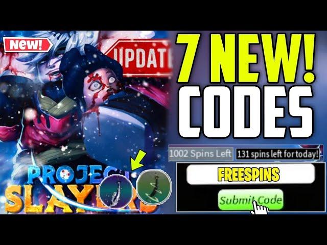 ️NEW COSES!!️PROJECT SLAYER CODES - CODES FOR PROJECT SLAYER - ROBLOX PROJECT SLAYERS CODES