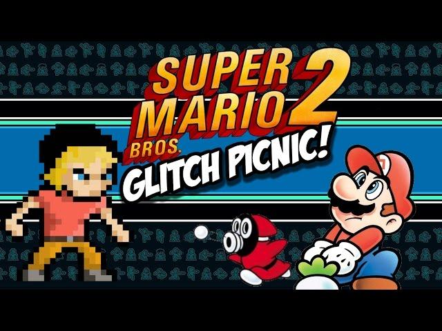 Super Mario Bros 2 Glitch Picnic | Super Mario Bros 2 Glitches (NES) | MikeyTaylorGaming