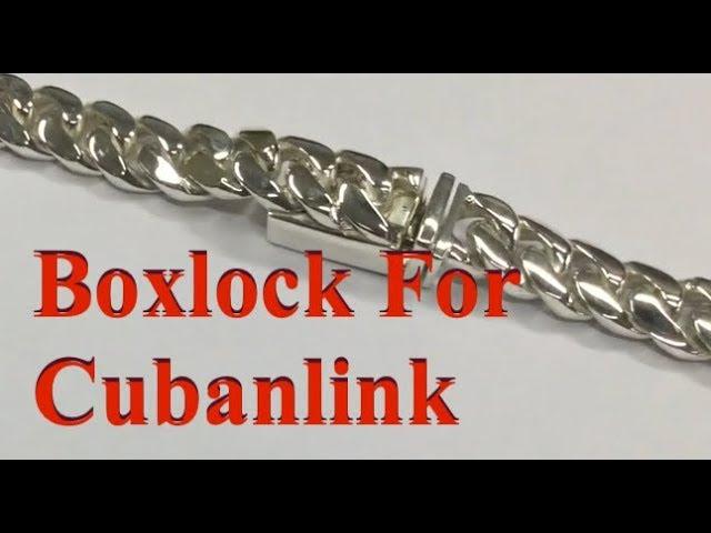 Boxlock for Cubanlink (part2 to making a cubanlink)