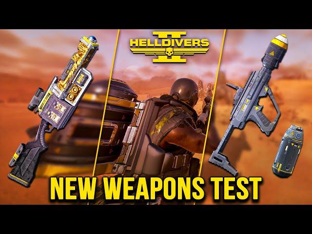 All New Weapons Showcase (Servants of Freedom) in Helldivers 2