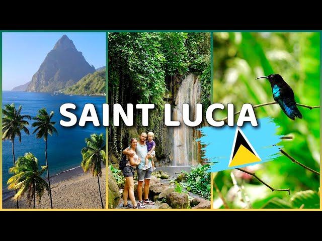 SAINT LUCIA - Most BEAUTIFUL Island in the World! - TRAVEL GUIDE to ALL Top Sights of St Lucia