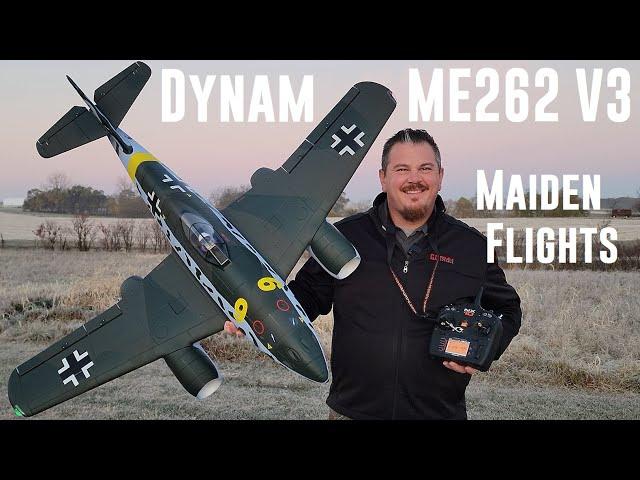 Dynam - Messerschmitt Me 262 V3 - Twin 70mm - Maiden Flights + Crash & Repairs