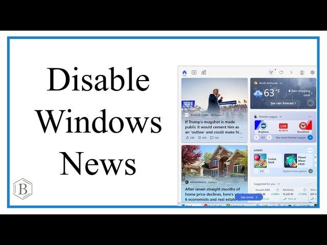 How to Remove the Annoying Windows News Pop-Up