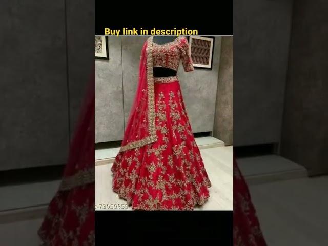 Messho Heavy Work Lehenga hual #shorts #lehengacholi #lehengalove