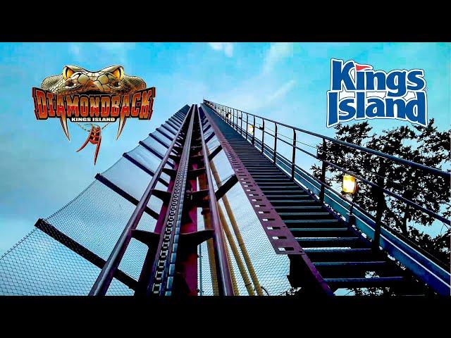 2022 Diamondback Roller Coaster On Ride Front Seat HD POV Kings Island