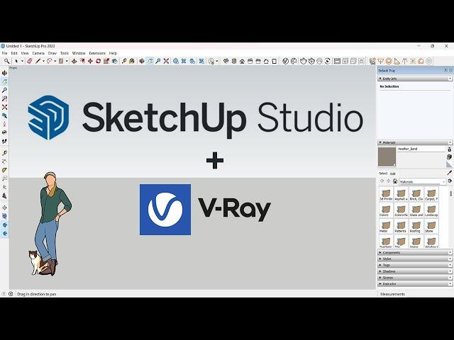 How to install Sketchup Studio 2023 in windows along with V-Ray in Telugu