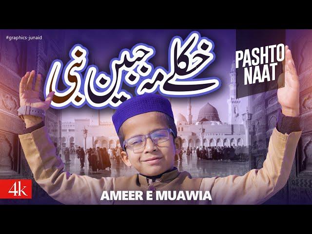 خکلے مہ جبین نبیؐ Khkulay Dil Ruba Nabi || 2024 Ameer Muavia Mashom || Latest pashto HD Kalam Naat