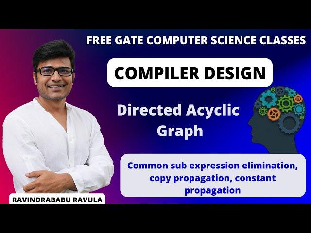 CD |Directed Acyclic Graph|Common sub expression elimination, copy propagation, constant propagation