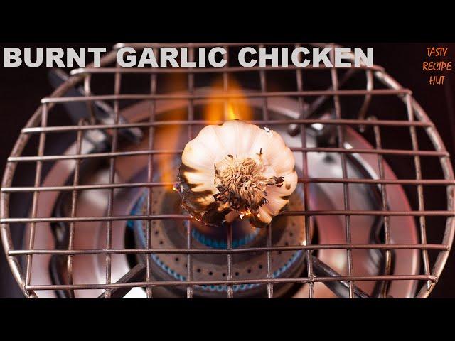 Burnt Garlic Chicken Recipe ! Simple  Less Spicy Chicken Recipe