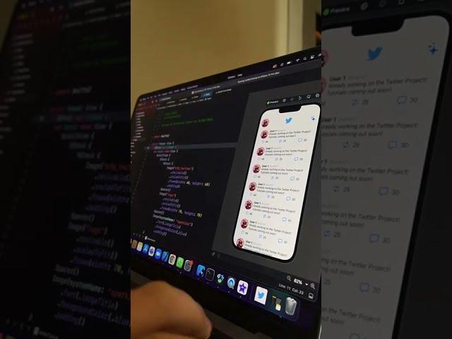 Twitter tweet  Ui Design #shorts #flutter