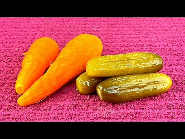 Нашла классный рецепт из сырой моркови и соленых огурцов: и вкусно получается, и готовить быстро!