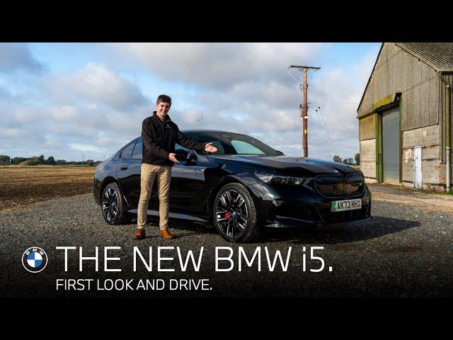 FIRST LOOK & DRIVE - The NEW BMW i5 M60 | 4K