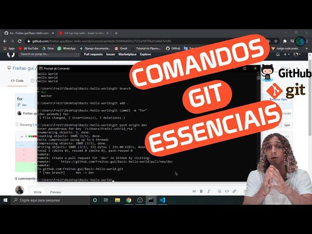 Comandos Git que todo programador deve saber para usar GitHub