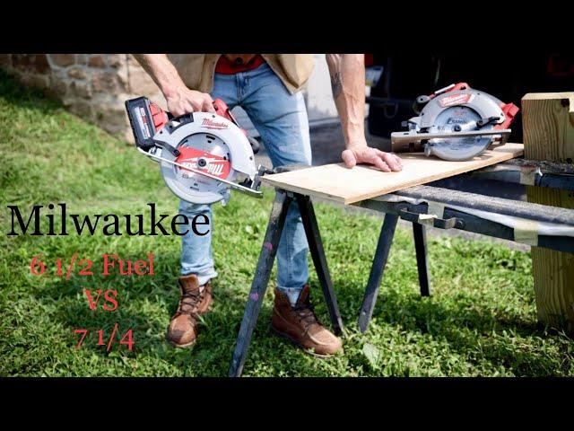 Milwaukee circular saws, M18 6 1/2 Fuel vs 7 1/4...Find out which one is better than your Skilsaw??