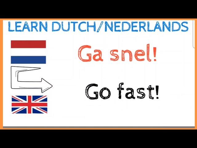 NT2 LEARN USEFUL DUTCH PHRASES FOR BEGINNERS - nederlands