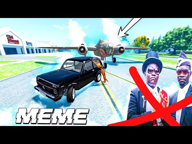 COFFIN MEME BUT I DIDN'T DIE | ASTRONOMIA SONG | BeamNG Drive MEMES