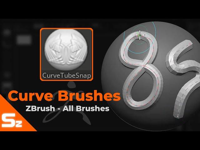 Curve Brushes: ZBrush All Brushes