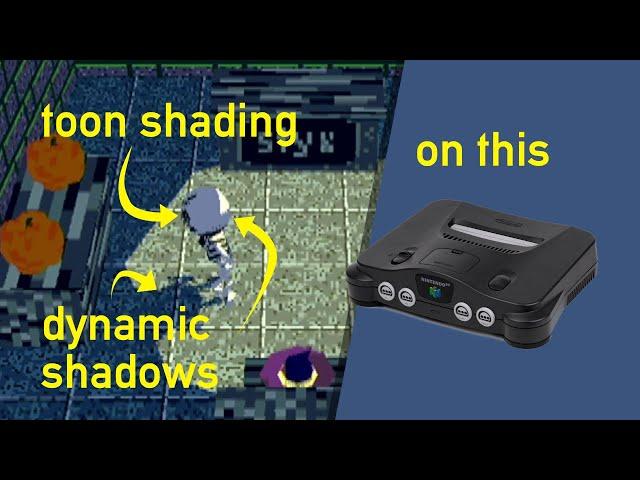 How are toon shading and dynamic shadows possible on the N64?