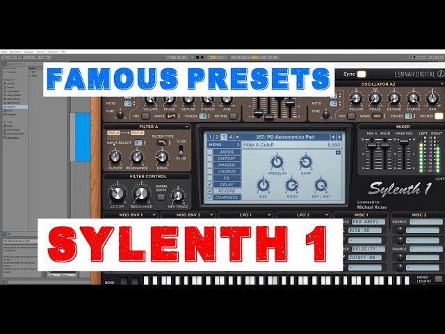 Sylenth1 VST synth plugin pure and raw synth presets (no talking)