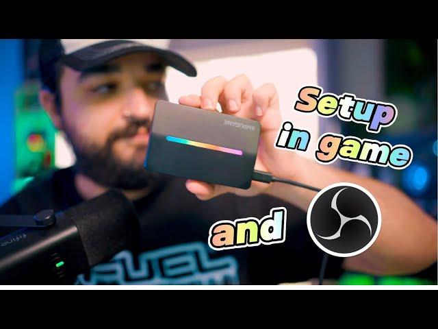 [Showcase] How to Setup FIFINE USB/HDMI Gaming&Streaming Audio Video Capture Card V3 in Game and OBS