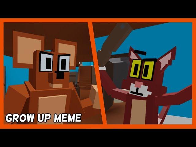 Grow Up Meme (Roblox Kitty Animation)