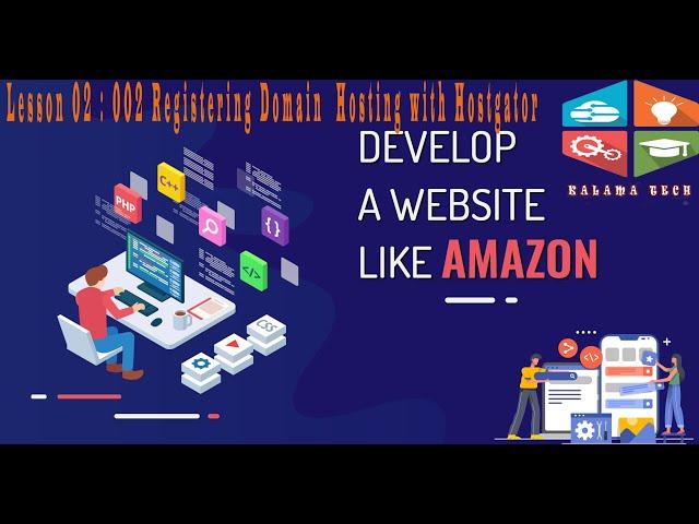How to Create Professional eCommerce Website[002 Registering Domain Hosting with Hostgator Tutorial]