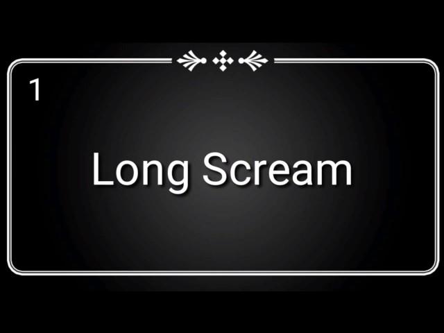 Long Scream- Sound Effect