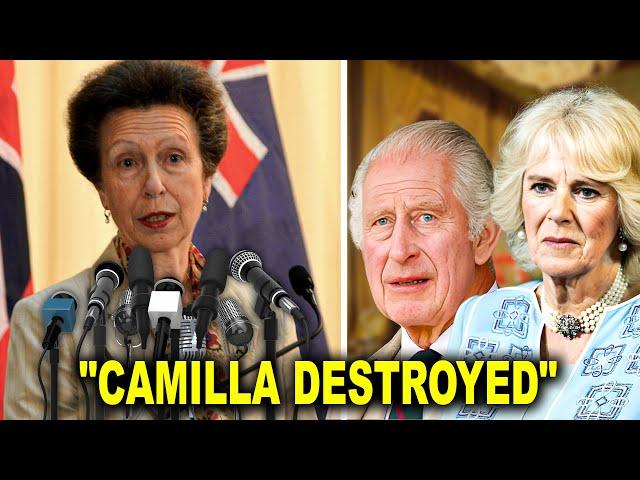 Princess Anne Grabs Mic & HUMILIATES Camilla On LIVE TV... Just Watch How Everyone Reacts