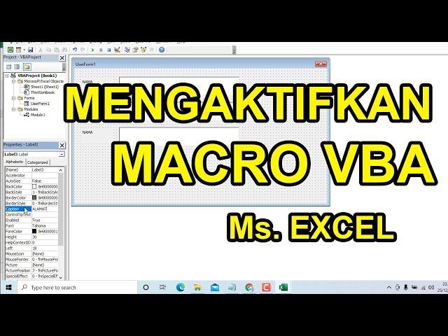 Belajar Excel | Cara Mengaktifkan Macro Microsoft Excel VBA Aplikasi